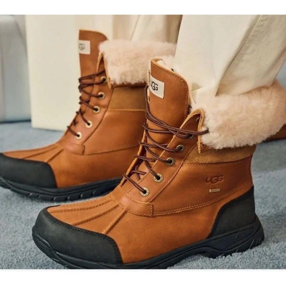 UGG BUTTE WORCHESTER STOUT WATERPROOF LEATHER SNOW BOOTS SIZE mens 9